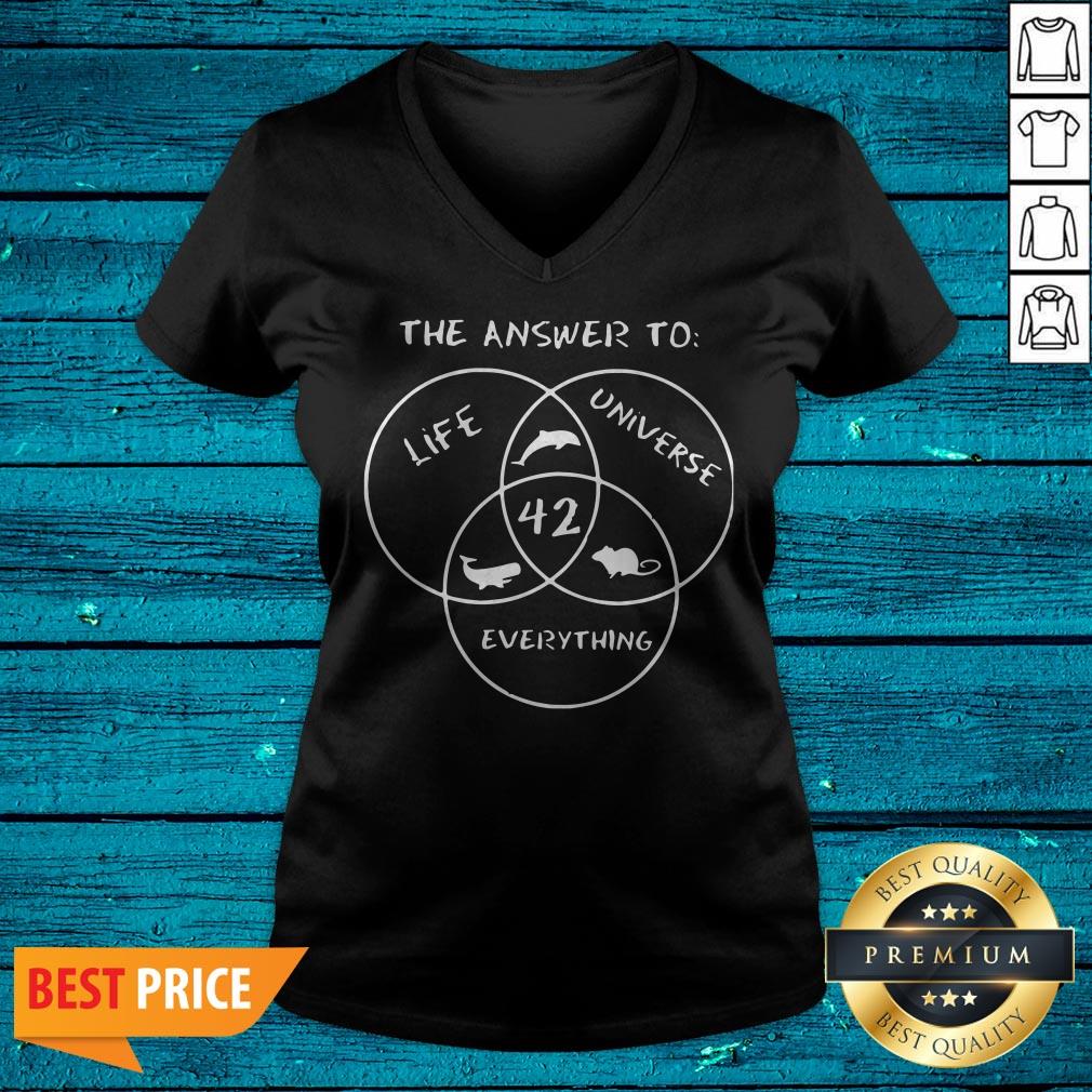 The Answer To Life Universe Everything Shirt - Image 4