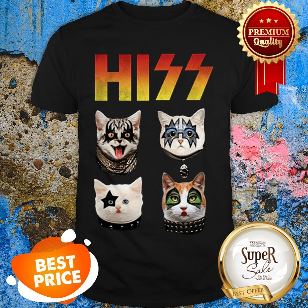 Nice Hiss Rock Band Kiss Cat Shirt