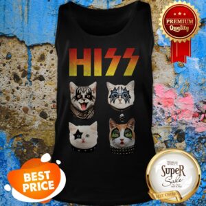 Alternative view of Nice Hiss Rock Band Kiss Cat Shirt