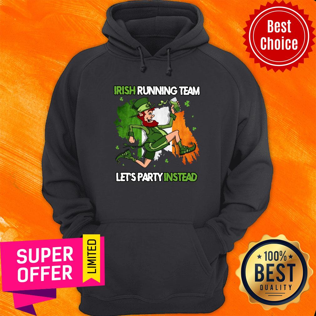 Premium Irish Running Team Let's Party Instead Patrick's Day Shirt - Image 5