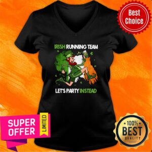 Alternative view of Premium Irish Running Team Let's Party Instead Patrick's Day Shirt