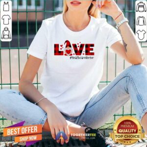 Alternative view of Nice Gnome Love Valentine Healthcare Worker Shirt
