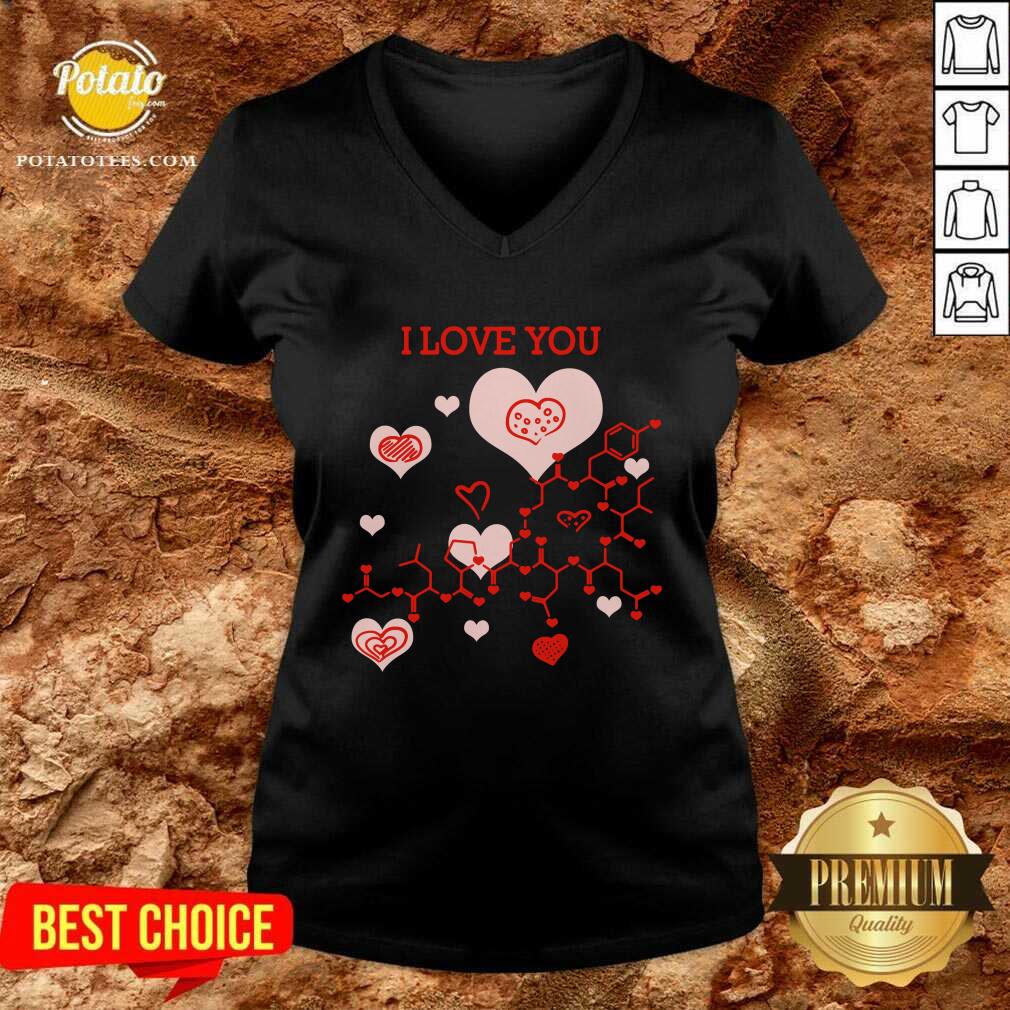 Premium I Love You Oxytocin Hormone Shirt - Image 3