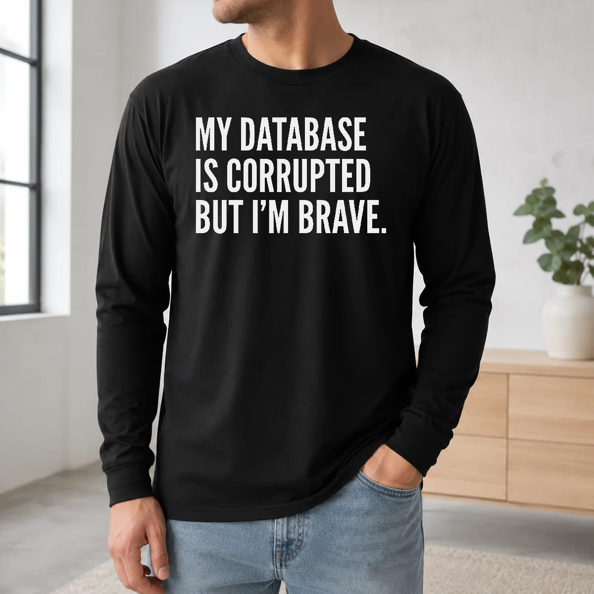 Awesome My Database Is Corrupted Shirt - Image 5