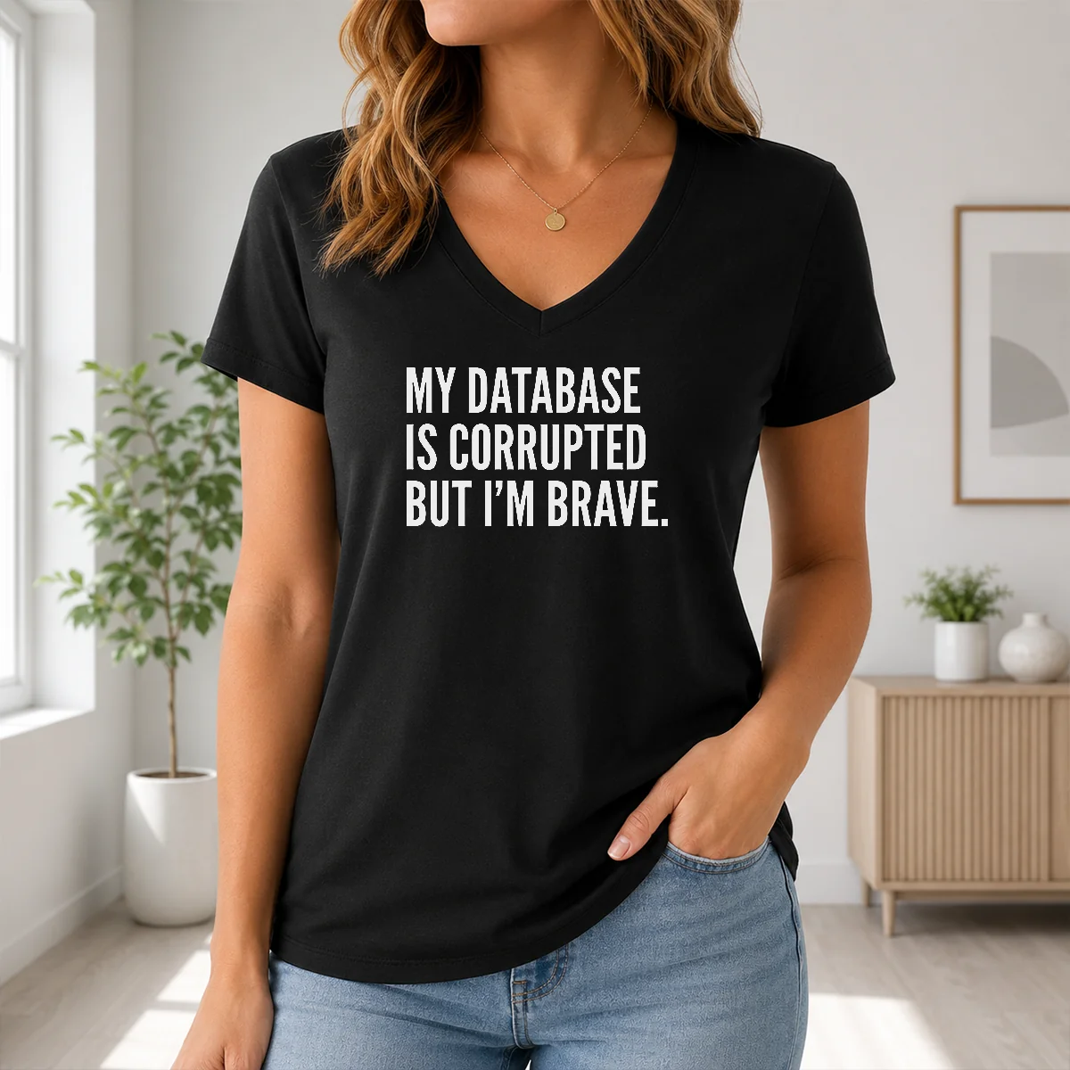 Awesome My Database Is Corrupted Shirt - Image 2