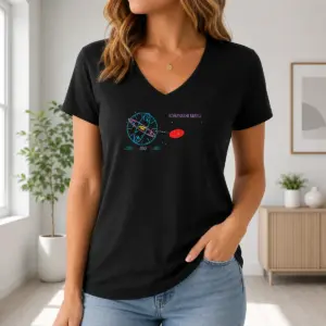 Alternative view of Premium Kobayashi Maru Starship Tactical Screen Shirt