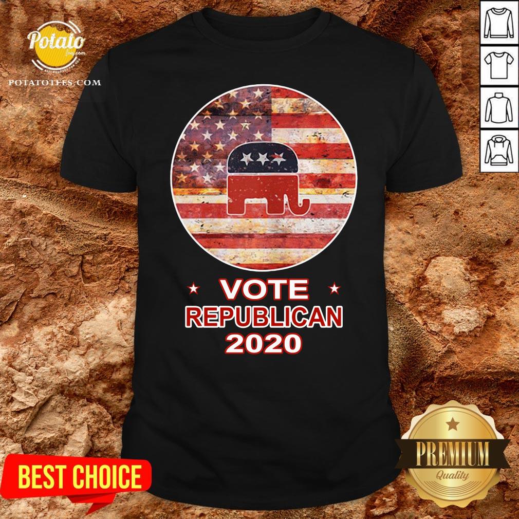 Good Vote Republican 2020 US Flag Shirt