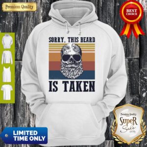 Alternative view of Nice Sorry This Beard Is Taken Vintage Shirt