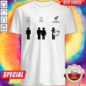 Nice Single Married In Love With Baseball Shirt