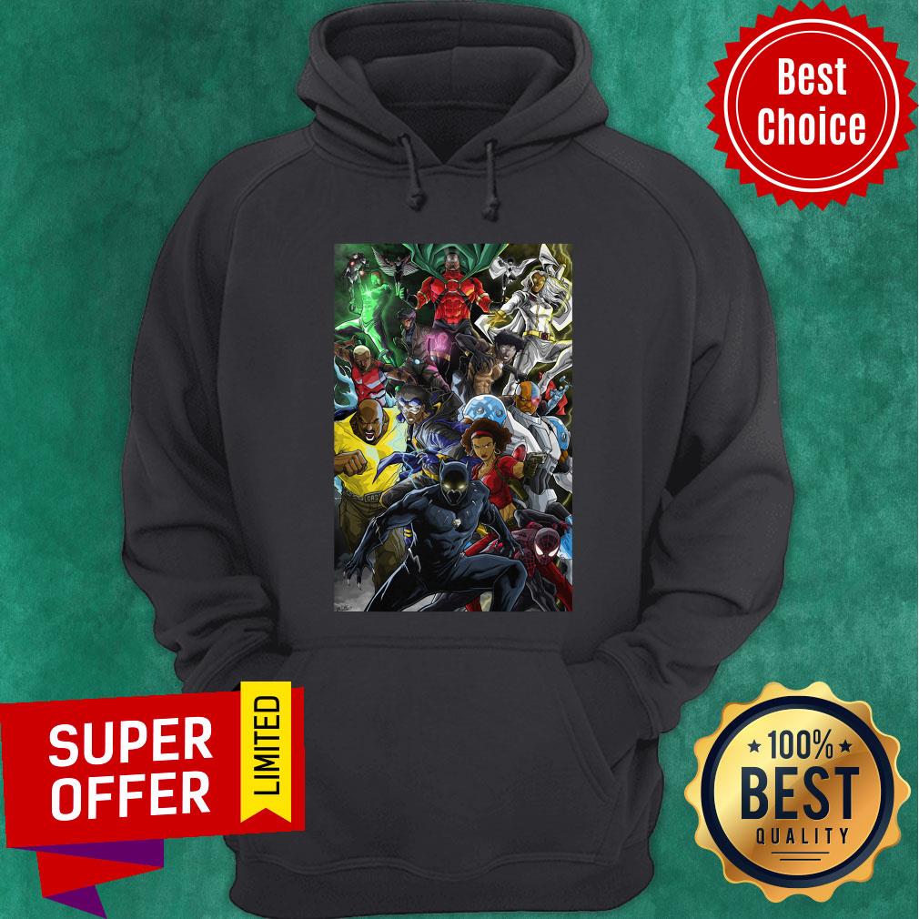Awesome Black Superheroes Shirt - Image 2