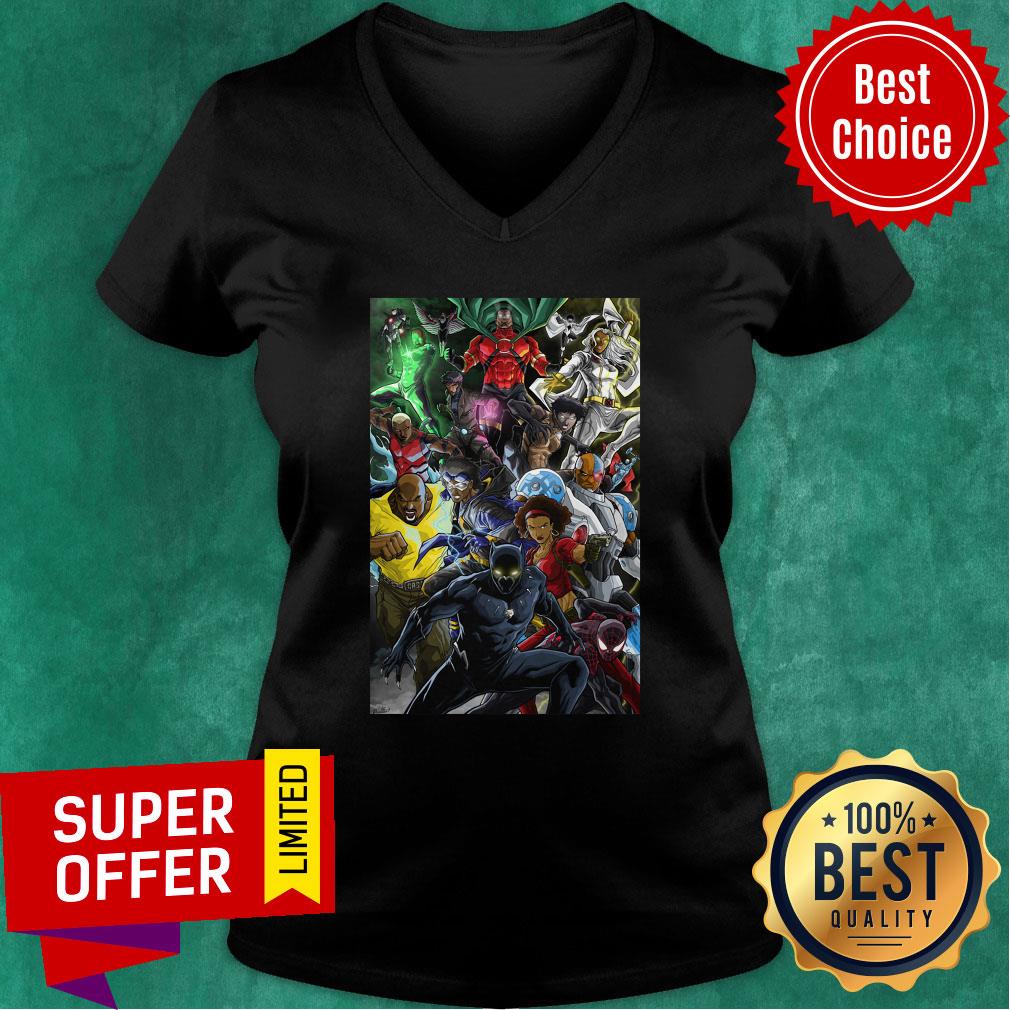 Awesome Black Superheroes Shirt - Image 3