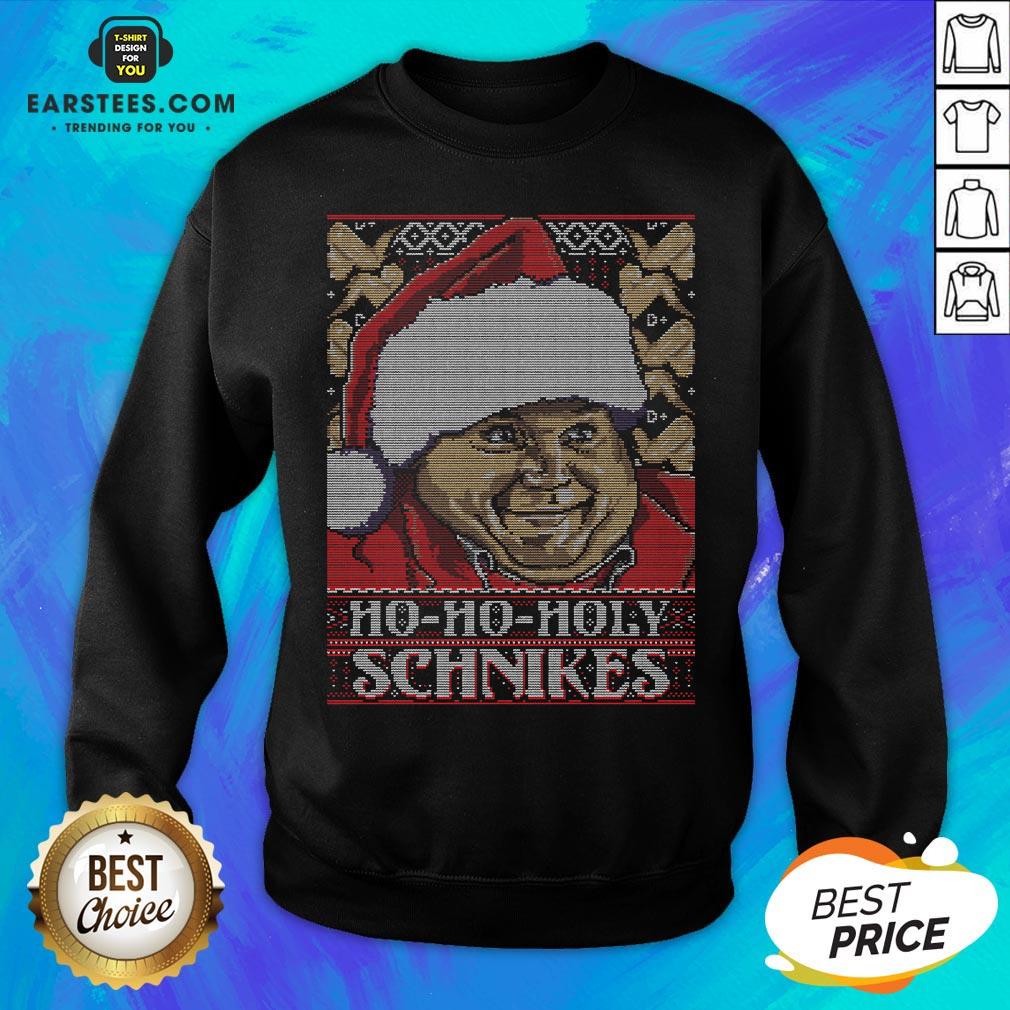 Happy Ho Ho Ho Holy Schnikes Ugly Christmas Shirt - Image 4
