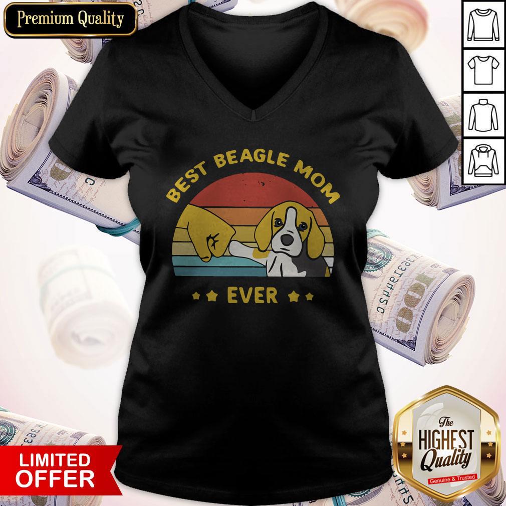 Perfect Best Beagle Mom Ever Vintage Shirt - Image 3
