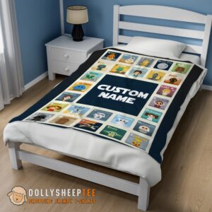 Alternative view of Hot Cute Official Star Wars Chibi Character Blanket Fleece Customized Blanket