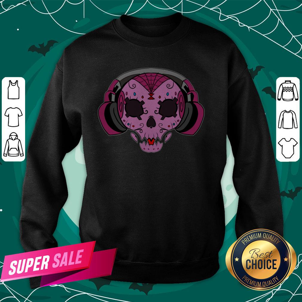 Calacas Pink Dia De Los Muertos Day Of Dead Shirt - Image 4