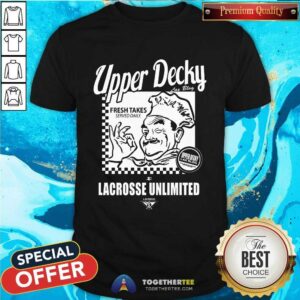 Awesome Upper Decky Lax Blog Lacrosse Unlimited T-Shirt