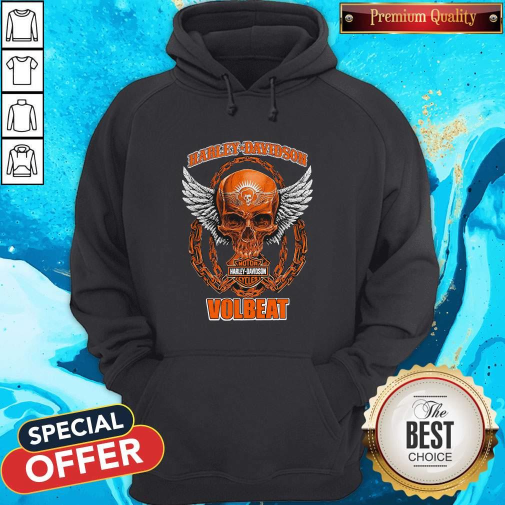 Pretty Skull Motor Harley Davidson Cycles Volbeat Shirt - Image 5