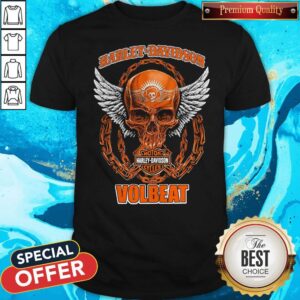 Pretty Skull Motor Harley Davidson Cycles Volbeat Shirt