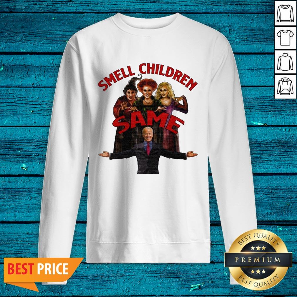 Sweet Hocus Pocus Joe Biden Smell Children Shirt - Image 5