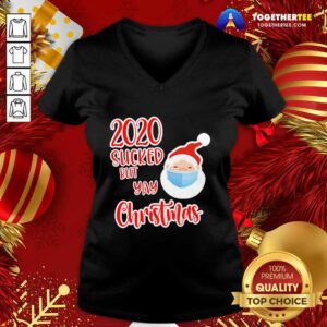 Alternative view of Cute Santa Face Mask Soap 2020 Sucked But Yay Christmas 2020 Shirt