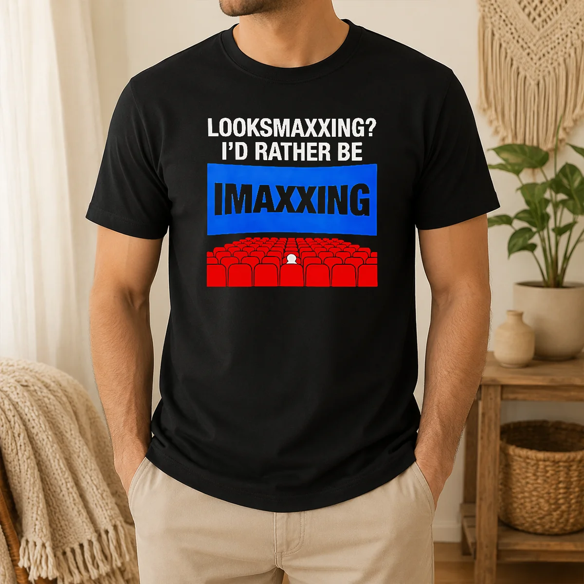 Pretty Looksmaxxing I'D Rather Be Imaxxing Shirt