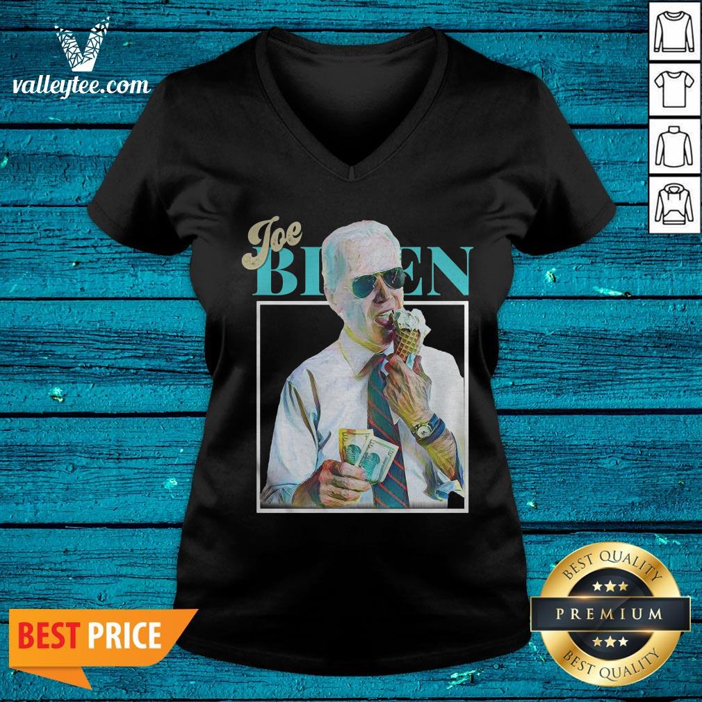 Pretty Joe Biden Eating Ice Cream Shirt - Image 4