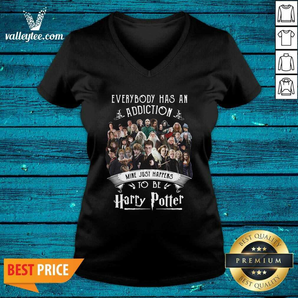 Hot Everybody has an Addiction Mine Just Happens To Be Harry Potter Shirt - Image 3
