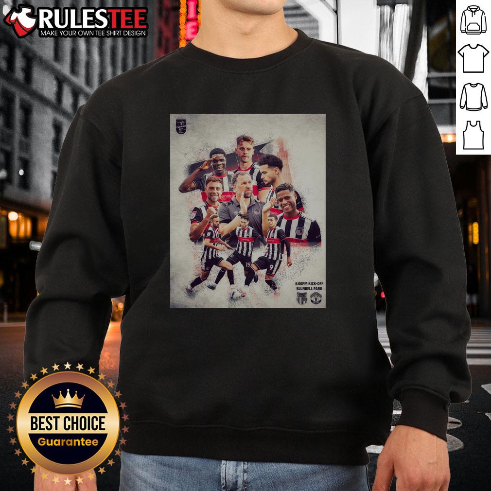 Nice Grimsby Town Soccer Player T-Shirt - Image 5