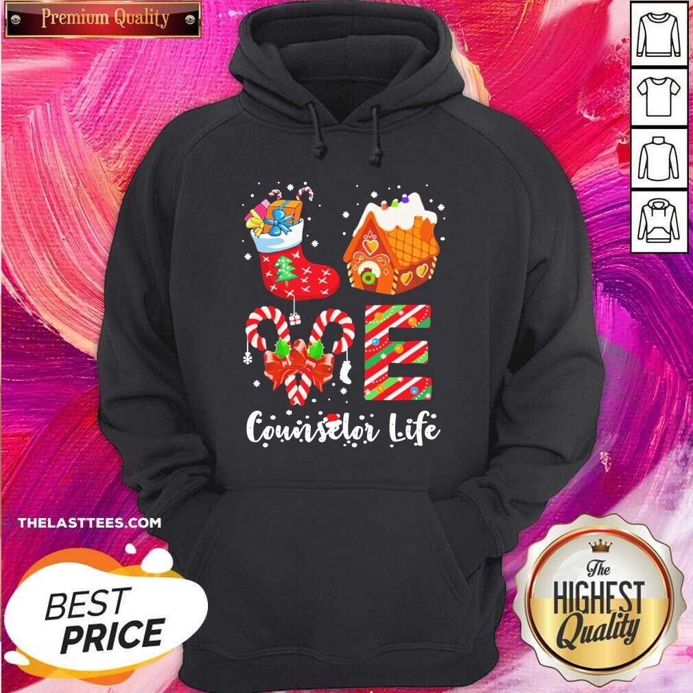 Pretty Socks House Counselor Life Merry Christmas Shirt - Image 5