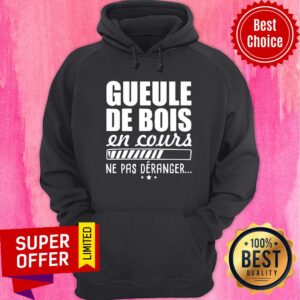 Alternative view of Nice Gueule De Bois En Cours Ne Pas Deranger Shirt
