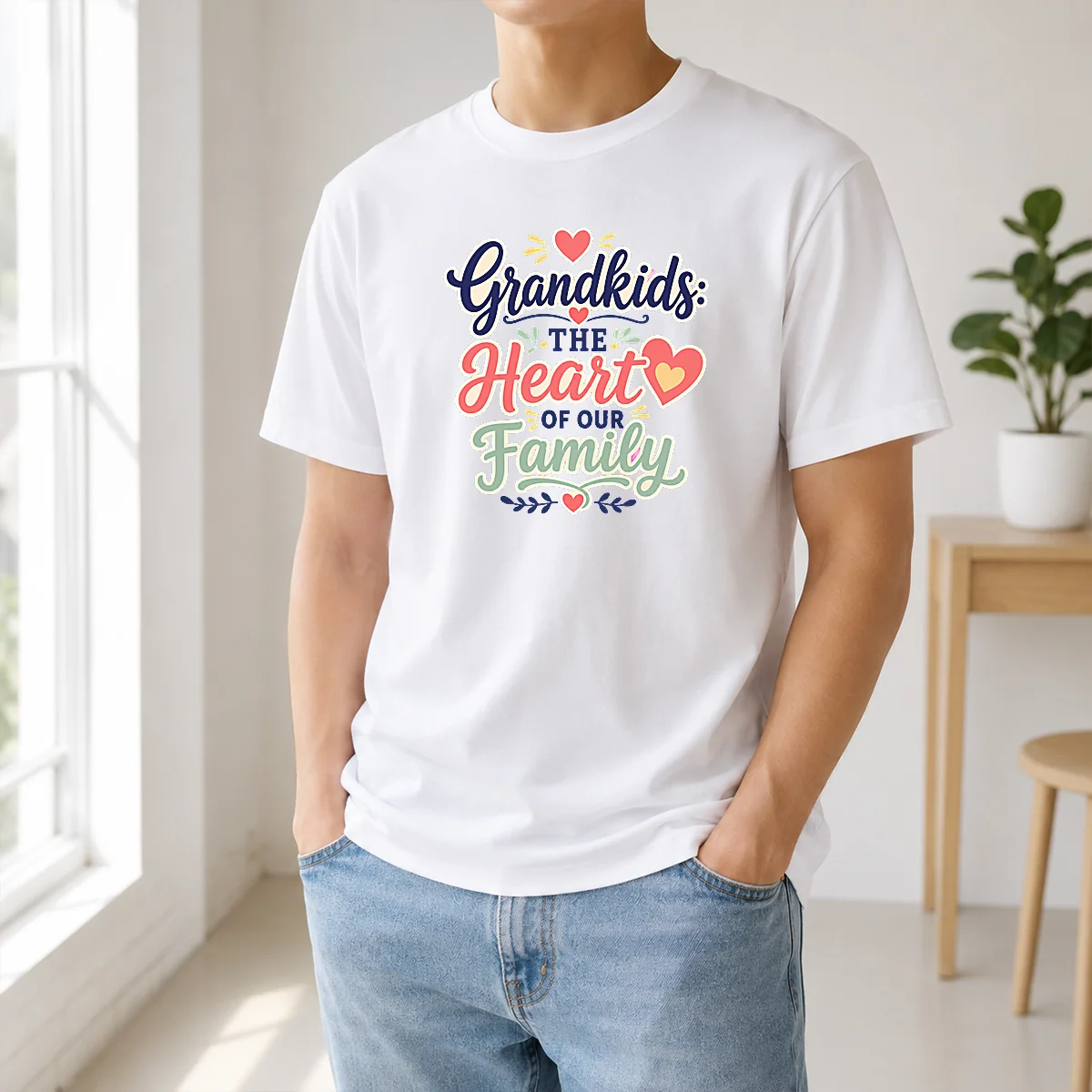 Pretty Heartwarming Grandparents Day Vector Shirt