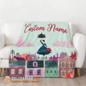 Alternative view of Awesome Perfect Mary Poppins Film Classic Movie Blanket Fleece Customized Blanket