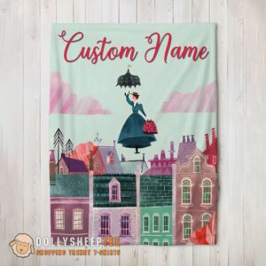 Awesome Perfect Mary Poppins Film Classic Movie Blanket Fleece Customized Blanket