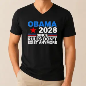 Alternative view of Hot Premium Obama Since Rules Don't Exist Anymore Shirt