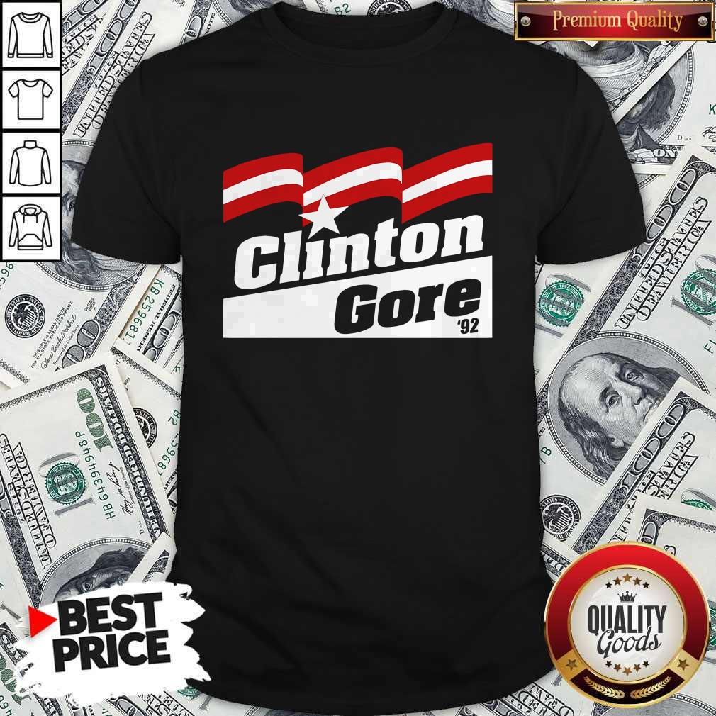Official Clinton Gore 92 Retro Shirt