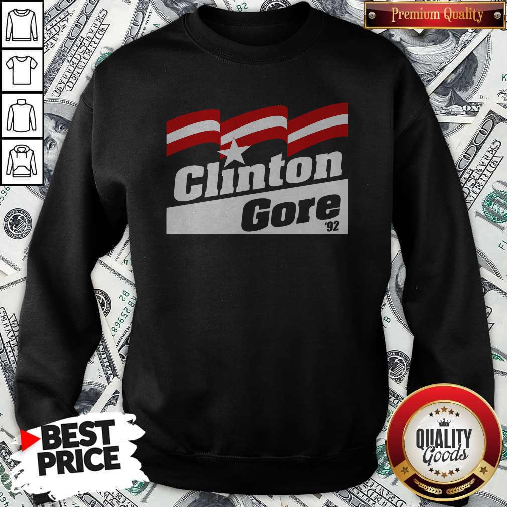 Official Clinton Gore 92 Retro Shirt - Image 5