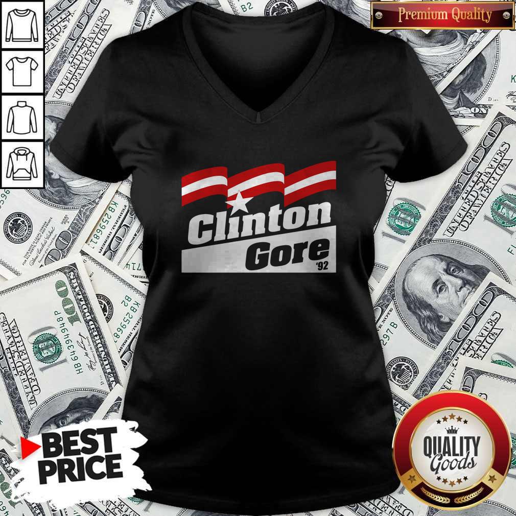 Official Clinton Gore 92 Retro Shirt - Image 3