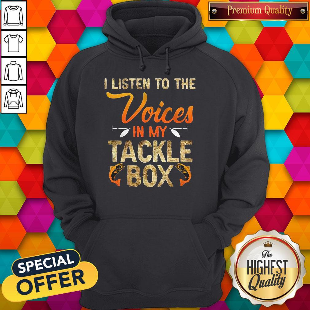 I Listen To The Voices In My Tackle Box Shirt - Image 3