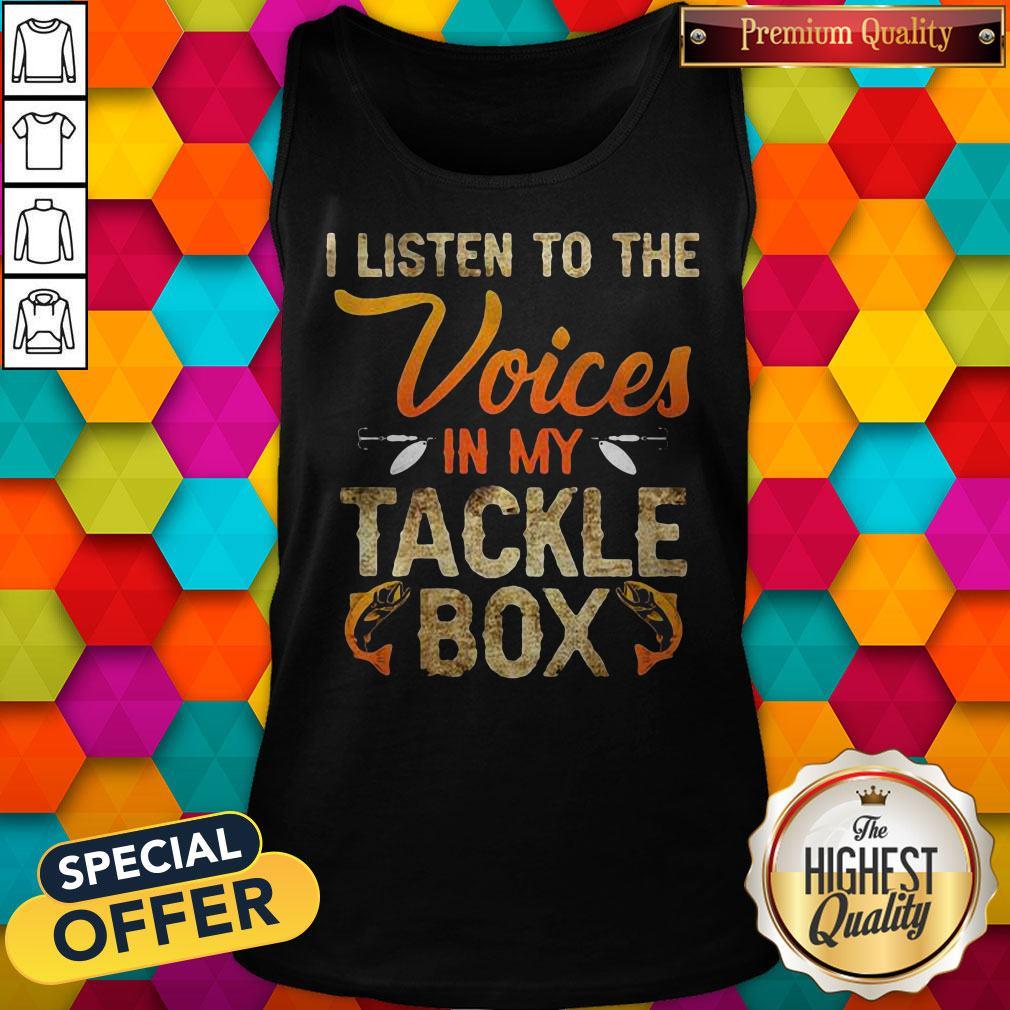 I Listen To The Voices In My Tackle Box Shirt - Image 4
