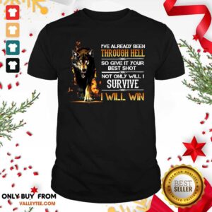 Perfect Ive Already Been Through Hell So Give It Your Best Shot Not Only Will I Survive I Will Win Shirt