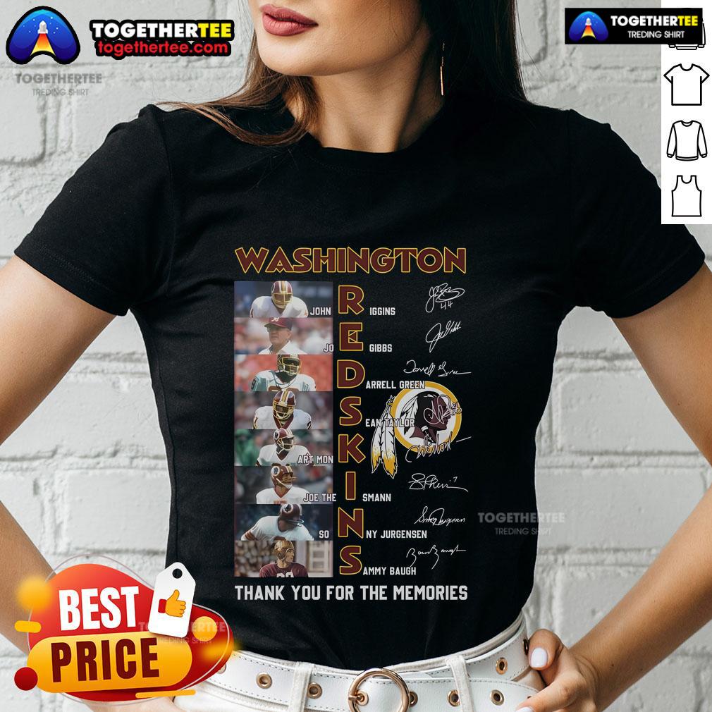 Top Washington Redskins Thank You For The Memories T-Shirt - Image 3