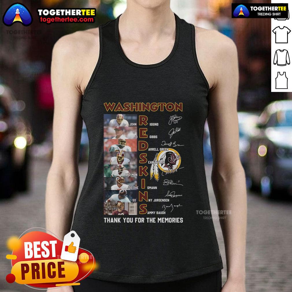Top Washington Redskins Thank You For The Memories T-Shirt - Image 4