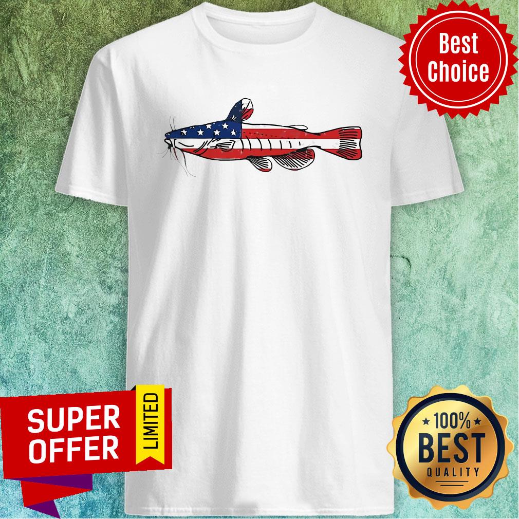 Awesome Heybo American Catfish Short Sleeve Shirt
