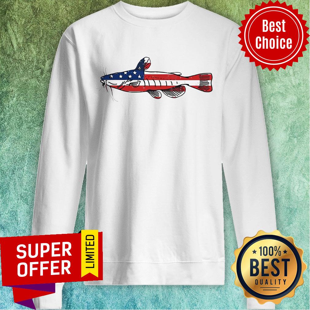 Awesome Heybo American Catfish Short Sleeve Shirt - Image 2