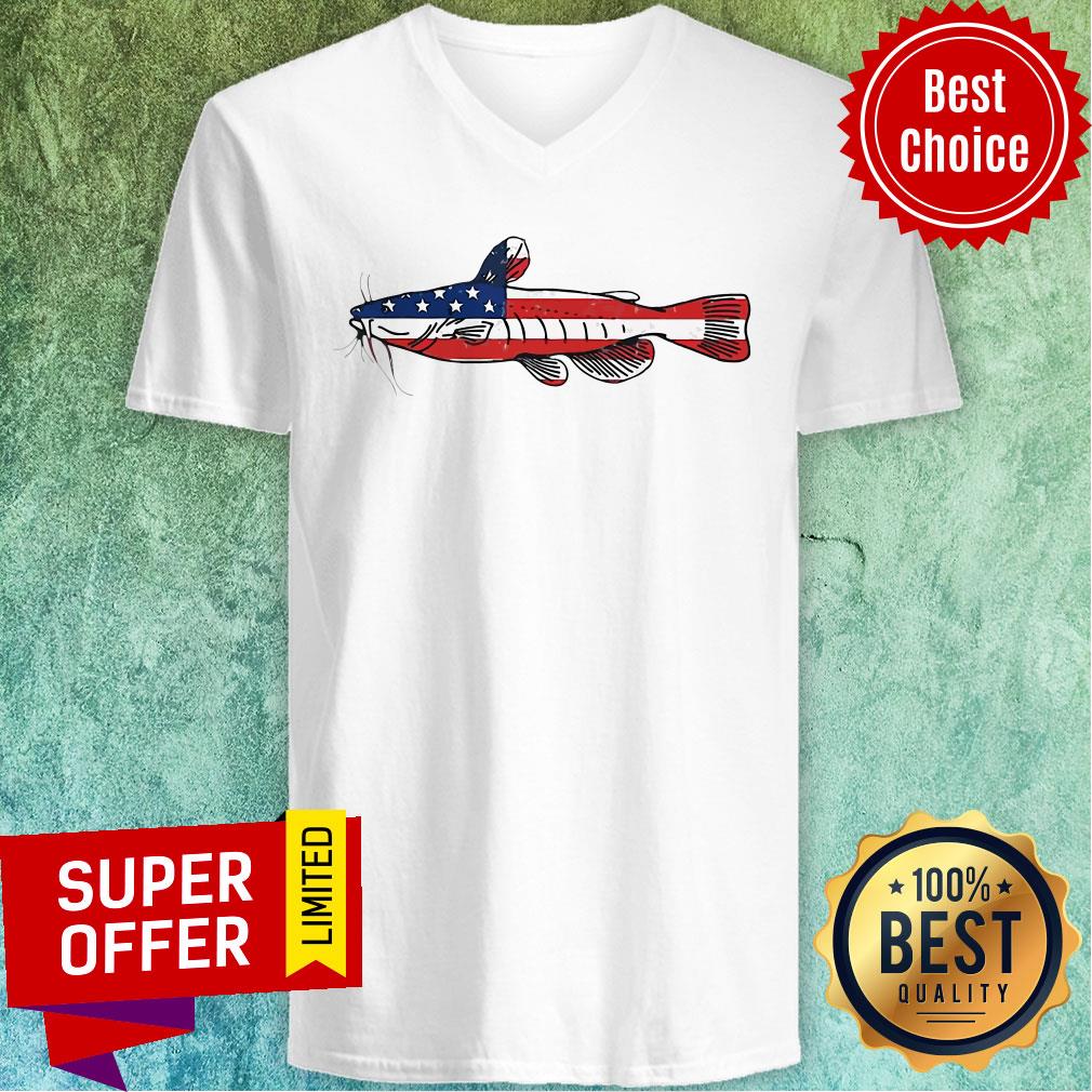 Awesome Heybo American Catfish Short Sleeve Shirt - Image 4