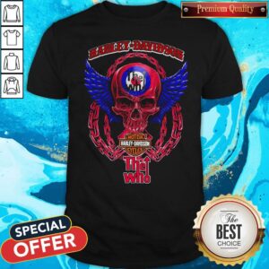 Skull Motor Harley Davidson Cycles The Who Shirt