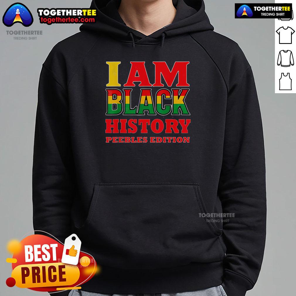 Original I Am Black History Peebles Edition T-Shirt - Image 2