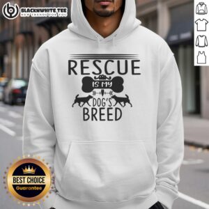 Alternative view of Top Rescue Is My Dog's Breed Rescue Dog T-Shirt