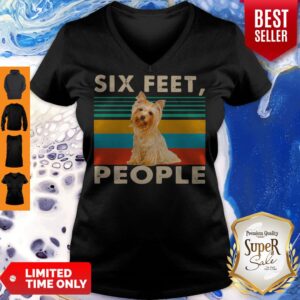 Alternative view of Dog Six Feet People Vintage Shirt