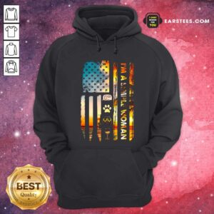 Alternative view of Official American Flag I’m A Simple Woman I Love Camping Dog Flip Flop And Wine Shirt